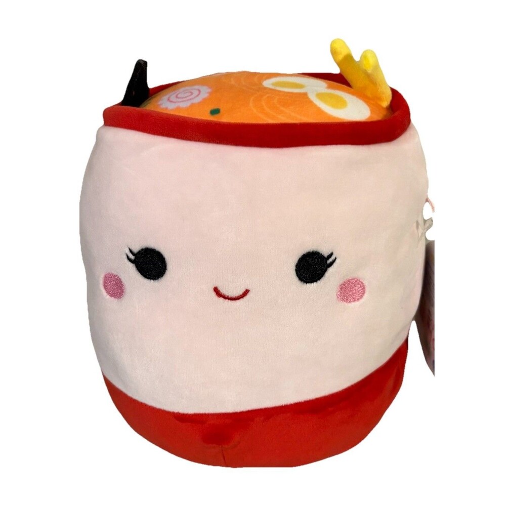 ❤️ Squishmallows Official Kellytoy 8” Raisy the Ramen Plush Toy Gift Animal NWT